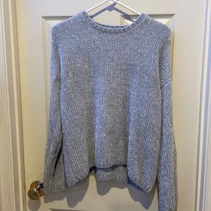 Pacsun Light Blue Chenille Sweater